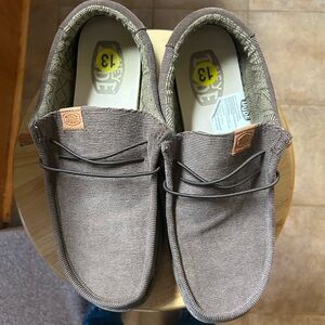 Hey Dude Brown Loafers Comfortable Slip-Ons
